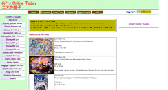 Desktop Screenshot of giftsonlinetoday.com